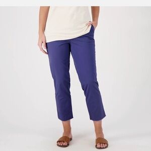 Laurie Felt Women's Indigo Cropped Chino Pants